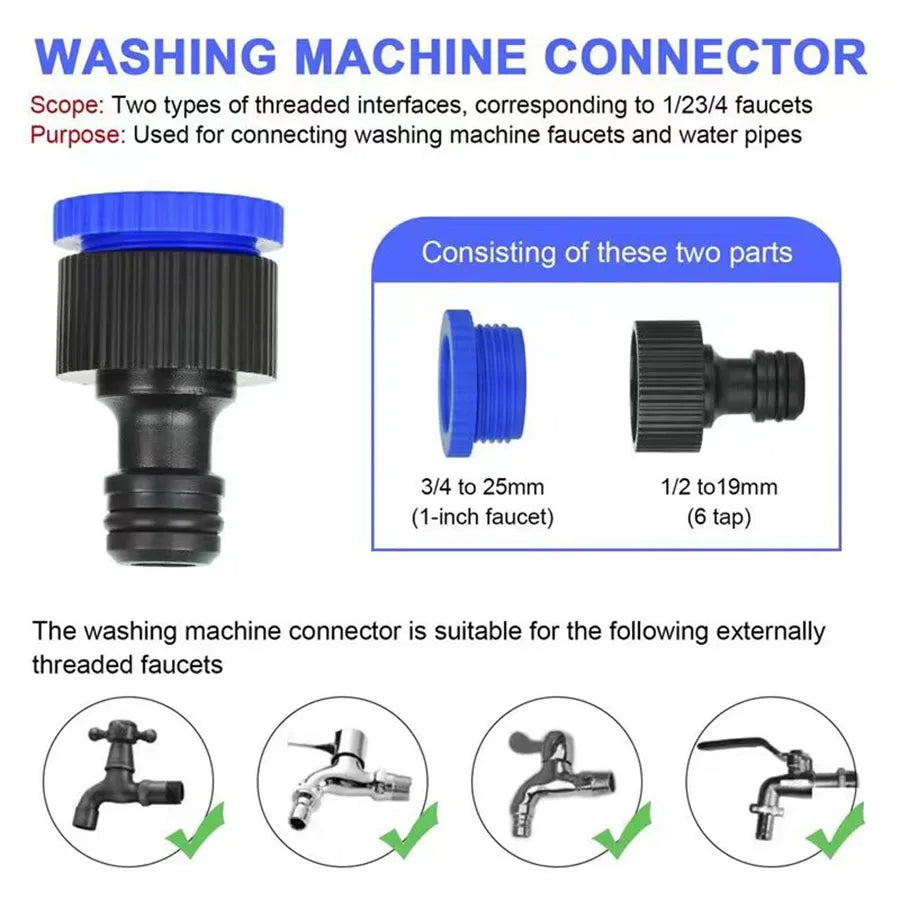25FT-200FT Expandable Magic Hose Lightweight Design Durable Materials 7 Water Spraying Functions Gun Home Garden Watering Tools