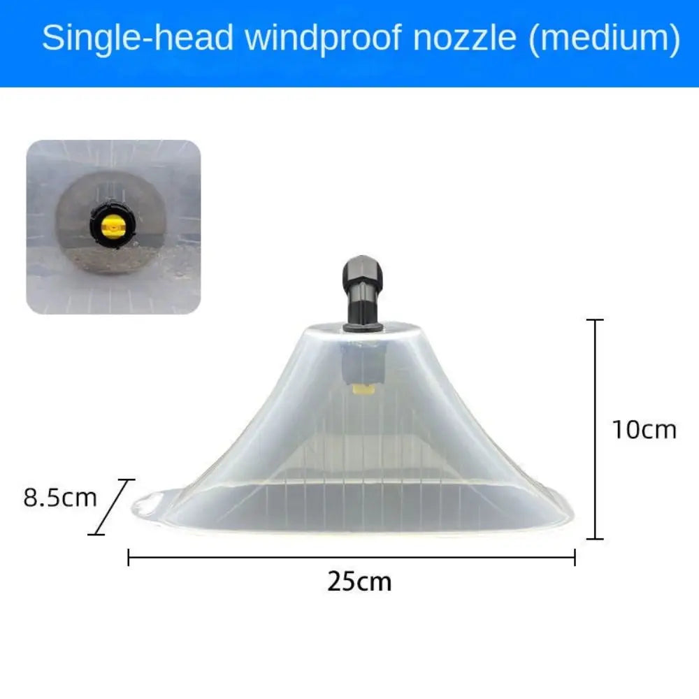 Agricultural Windproof Nozzle Power Fan-type Sprayer Nozzle Electric Pesticide Herbicide Spray Head Garden Irrigation Supplies