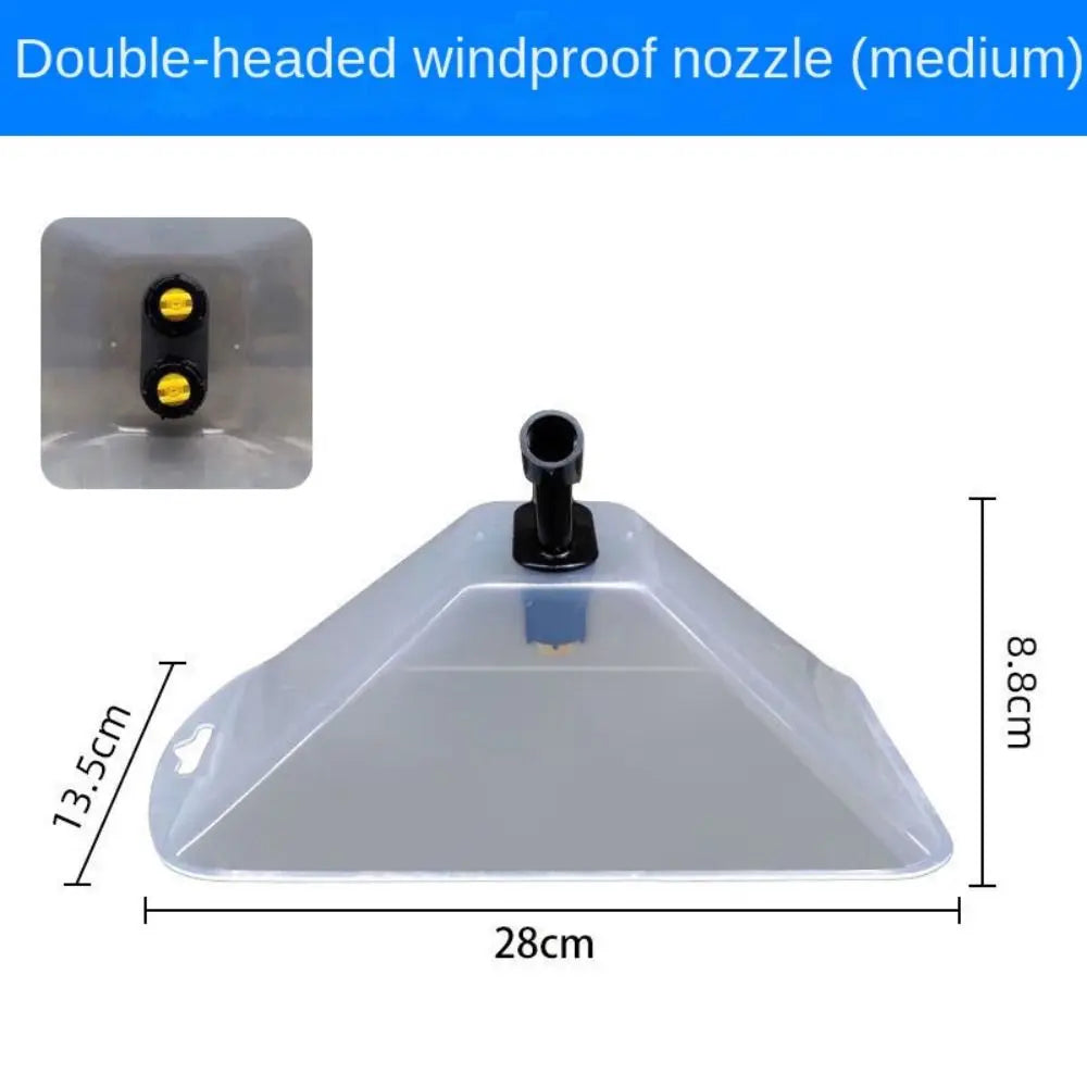 Agricultural Windproof Nozzle Power Fan-type Sprayer Nozzle Electric Pesticide Herbicide Spray Head Garden Irrigation Supplies