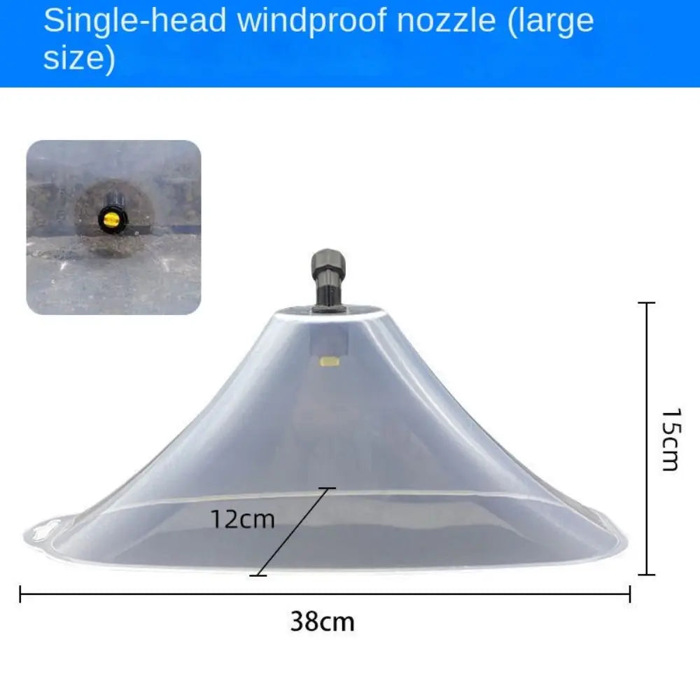 Agricultural Windproof Nozzle Power Fan-type Sprayer Nozzle Electric Pesticide Herbicide Spray Head Garden Irrigation Supplies