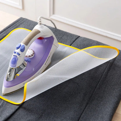 Temperature Resistance Ironing Scorch Heat Insulation Pad Mat Household Mesh Ironing Board Protective Cloth Cover (Random Color)