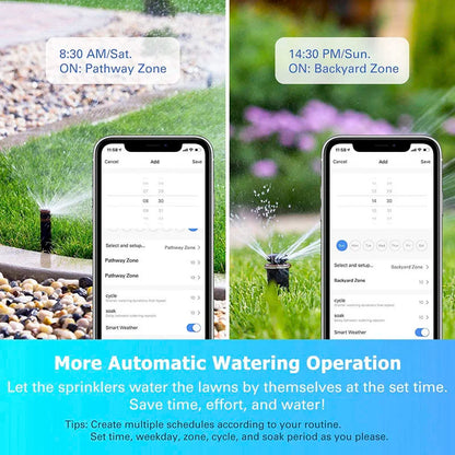 Smart Irrigation Controller Water Valve Controller Wifi Automatic Irrigation Watering System Smart Garden Watering Timer