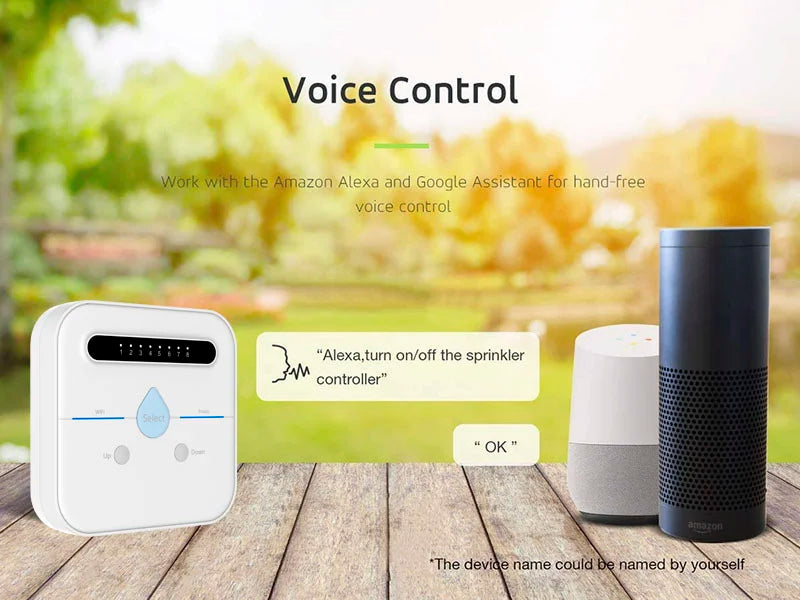 Smart Irrigation Controller Water Valve Controller Wifi Automatic Irrigation Watering System Smart Garden Watering Timer