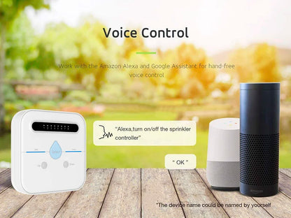 Smart Irrigation Controller Water Valve Controller Wifi Automatic Irrigation Watering System Smart Garden Watering Timer