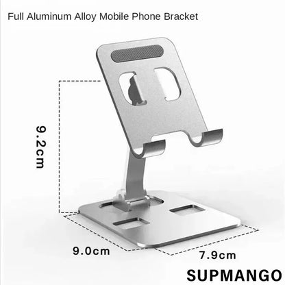 Universal Aluminum Alloy Portable Tablet Holder Mount For iPad Adjustable Flexible Folding Lazy Desktop Live Mobile Phone Stand