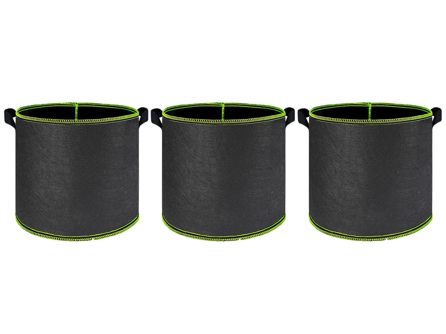 Vegetable/Flower/Plant Grow Bags 2/3/5/7/10 Gallon Thickened Non-Woven Grow Bags Aeration Fabric Pots with Handles Flower Pot