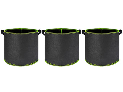 Vegetable/Flower/Plant Grow Bags 2/3/5/7/10 Gallon Thickened Non-Woven Grow Bags Aeration Fabric Pots with Handles Flower Pot
