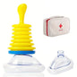 First Aid Kit Choking Device Adults & Children 2 Size Choking Rescue Kits Portable Home Asphyxia Rescue Device Anti Suffocaation