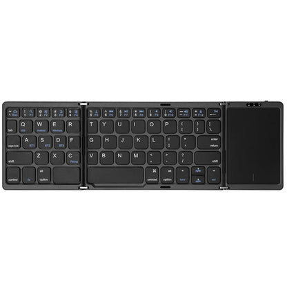 Mini Keyboard Wireless Folding Keyboard Bluetooth Foldable Keyboard With Touchpad for Windows Android iPad Phone PC Rechargeable