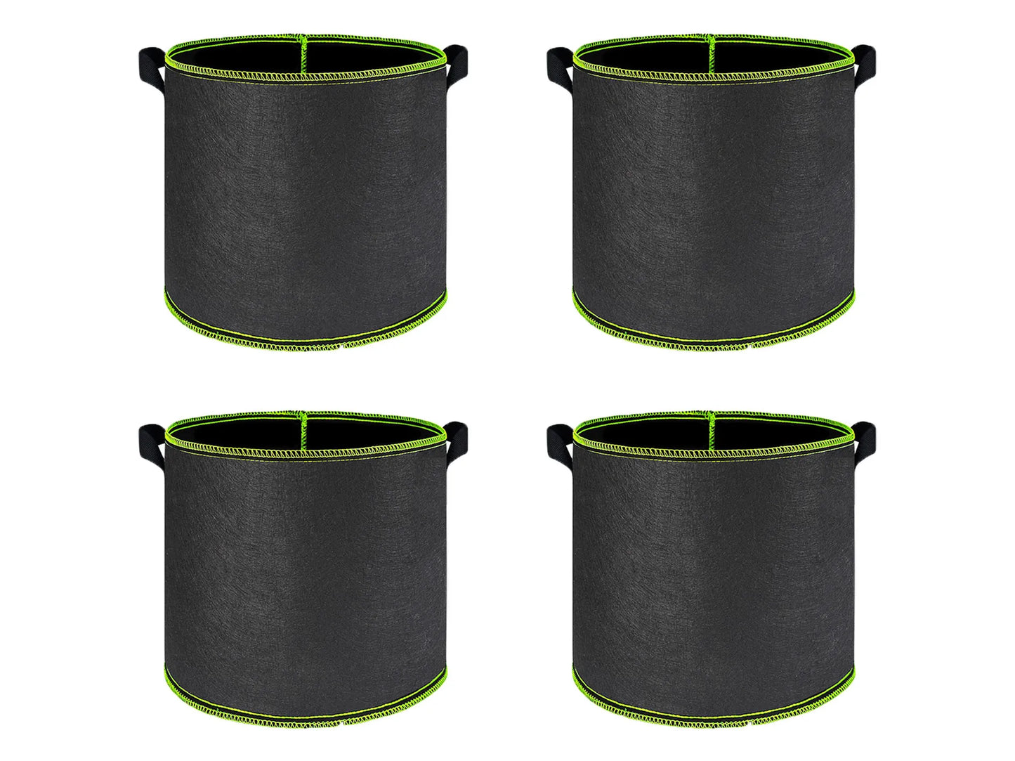 Vegetable/Flower/Plant Grow Bags 2/3/5/7/10 Gallon Thickened Non-Woven Grow Bags Aeration Fabric Pots with Handles Flower Pot