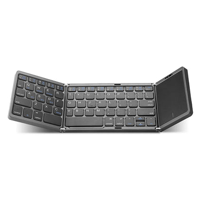 Mini Keyboard Wireless Folding Keyboard Bluetooth Foldable Keyboard With Touchpad for Windows Android iPad Phone PC Rechargeable