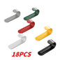 6pcs Multi-purpose Wall Organizer Hook Behind-door Key Cloth Hanger Hook Bathroom Robe Towel Holder Rack Kitchen Hardware Shelf