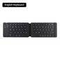 Mini Keyboard Wireless Folding Keyboard Bluetooth Foldable Keyboard With Touchpad for Windows Android iPad Phone PC Rechargeable