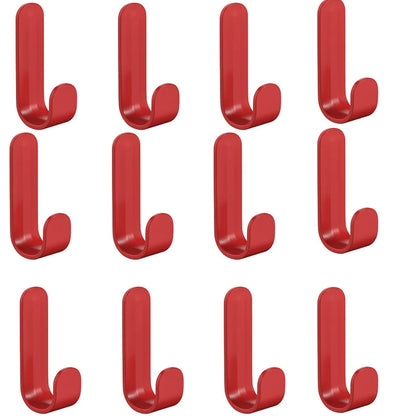 6pcs Multi-purpose Wall Organizer Hook Behind-door Key Cloth Hanger Hook Bathroom Robe Towel Holder Rack Kitchen Hardware Shelf