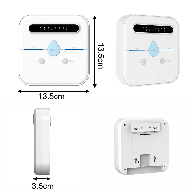 Smart Irrigation Controller Water Valve Controller Wifi Automatic Irrigation Watering System Smart Garden Watering Timer