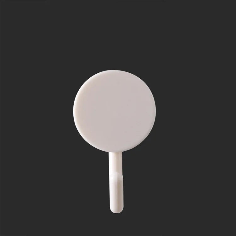 10PCS Self Adhesive Wall Hook Strong Without Drilling Coat Bag Bathroom Door Kitchen Towel Hanger Hooks Home Storage Accessories