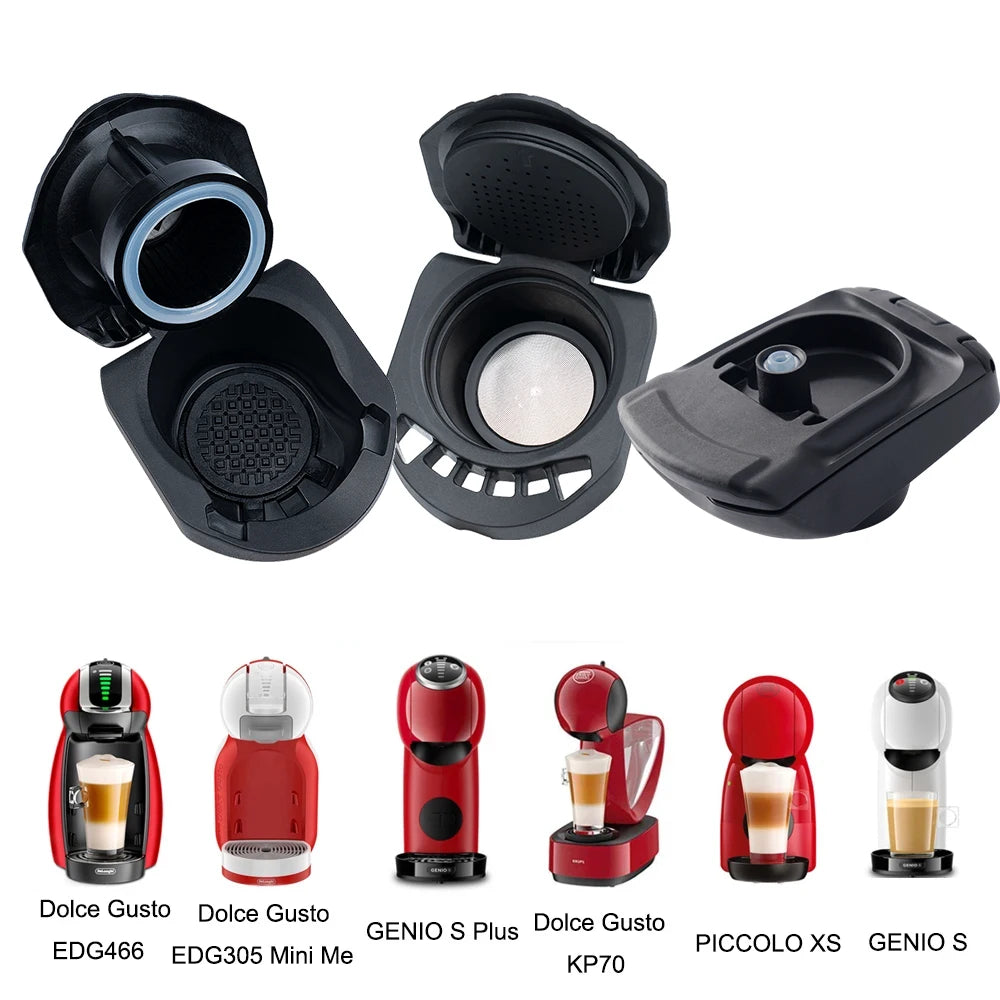 ICafilas Adapter for Dolce Gusto PICCOLO XS/Genio S Machine Lumio DG325 Coffee Maker Filter Pod Espresso Coffeeware