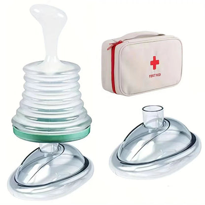 First Aid Kit Choking Device Adults & Children 2 Size Choking Rescue Kits Portable Home Asphyxia Rescue Device Anti Suffocaation
