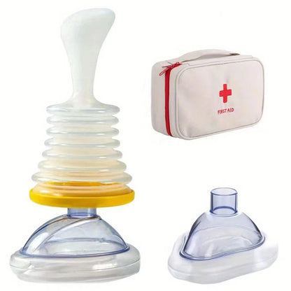 First Aid Kit Choking Device Adults & Children 2 Size Choking Rescue Kits Portable Home Asphyxia Rescue Device Anti Suffocaation