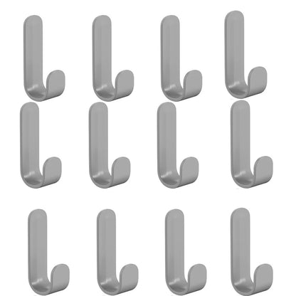 6pcs Multi-purpose Wall Organizer Hook Behind-door Key Cloth Hanger Hook Bathroom Robe Towel Holder Rack Kitchen Hardware Shelf