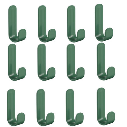 6pcs Multi-purpose Wall Organizer Hook Behind-door Key Cloth Hanger Hook Bathroom Robe Towel Holder Rack Kitchen Hardware Shelf