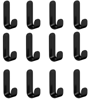 6pcs Multi-purpose Wall Organizer Hook Behind-door Key Cloth Hanger Hook Bathroom Robe Towel Holder Rack Kitchen Hardware Shelf