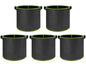 Vegetable/Flower/Plant Grow Bags 2/3/5/7/10 Gallon Thickened Non-Woven Grow Bags Aeration Fabric Pots with Handles Flower Pot
