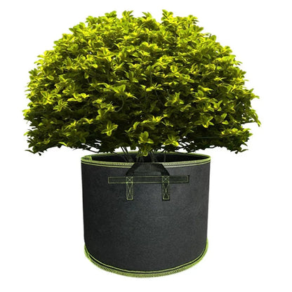 Vegetable/Flower/Plant Grow Bags 2/3/5/7/10 Gallon Thickened Non-Woven Grow Bags Aeration Fabric Pots with Handles Flower Pot